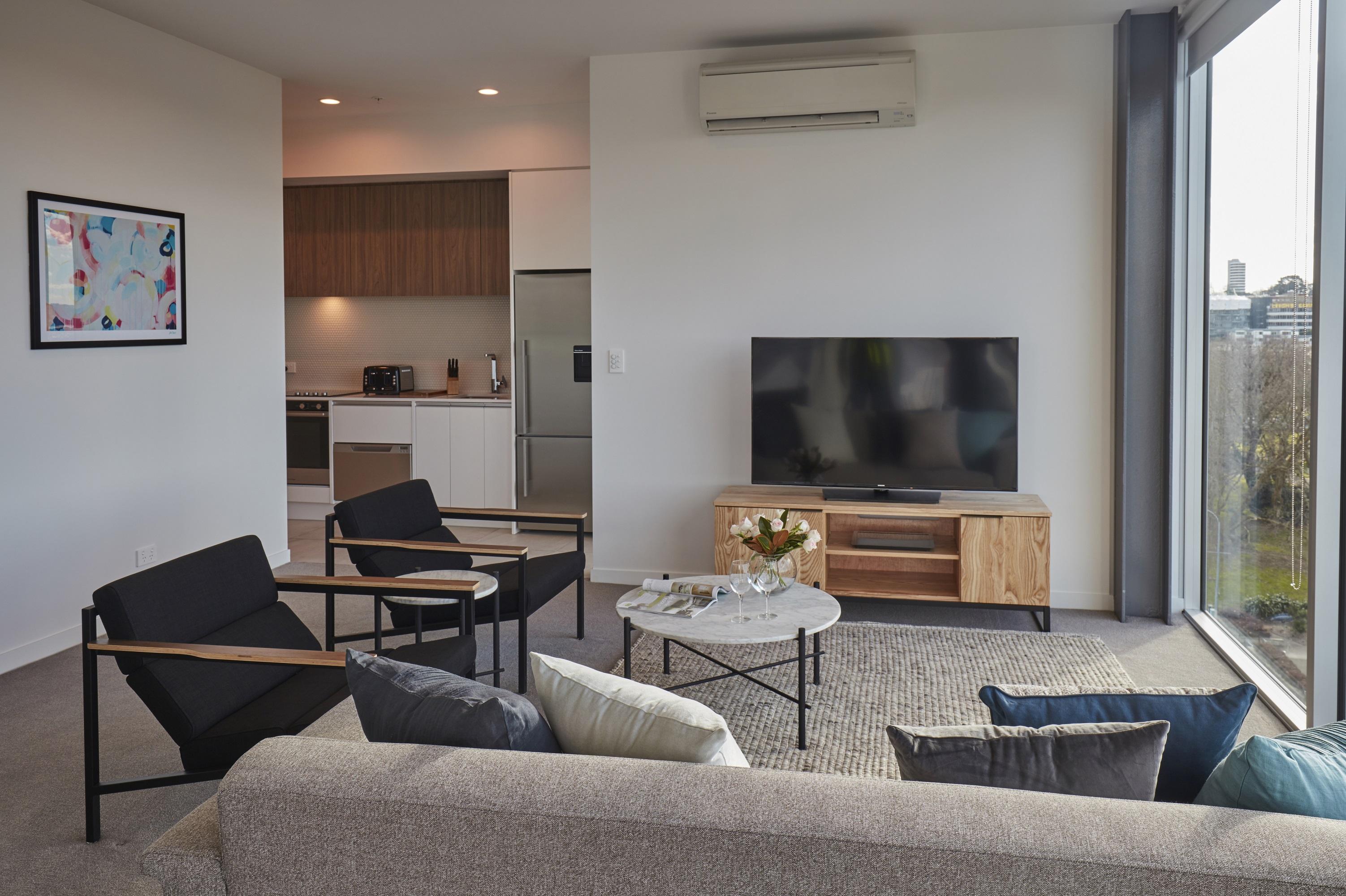 Swiss-Belsuites Victoria Park Auckland Extérieur photo A staged apartment at The Standard